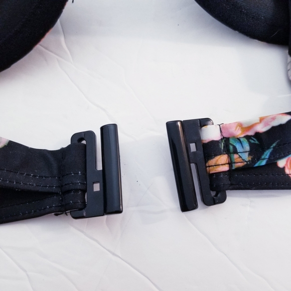 Asos Swim Floral Bikini Bra Top Size 34DD/E - Picture 10 of 12